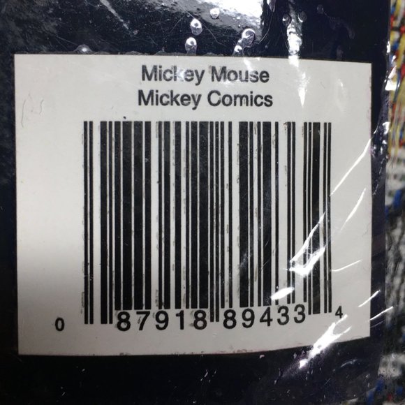 NEW Disney Mickey Mouse Woven Tapestry Pillow & Throw Comic Design - Picture 7 of 8